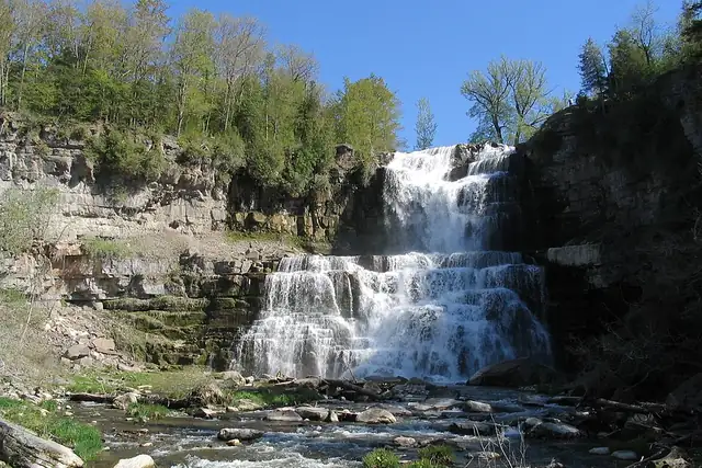 Chittenango Falls – Wasserfall, 26 km von Syracuse