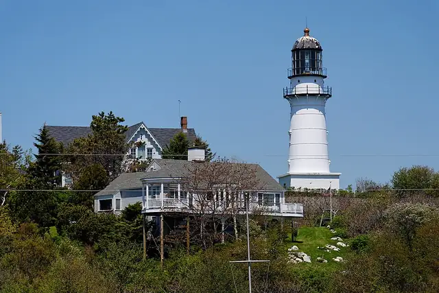 Cape Elizabeth Light – Lighthouse, 9 km from South Portland