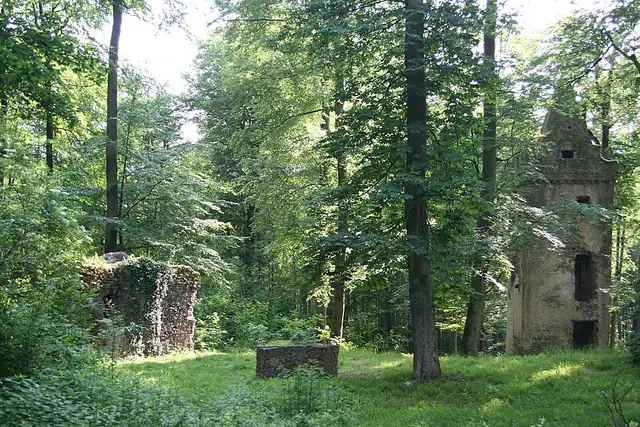 Brunnenkranz der Klosterruine – Ruine, 22 km von Frankfurt am Main