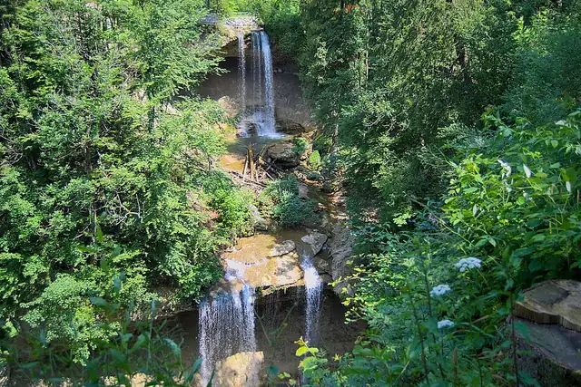 Erster großer Wasserfall – Wasserfall, 11 km von Wangen
