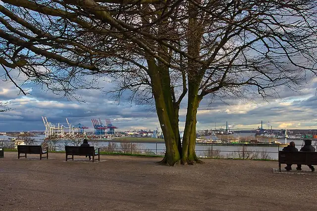 Altonaer Balkon – Aussichtspunkt, bei Hamburg