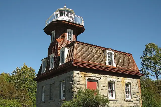 Bluff Point Lighthouse – Leuchtturm, 9 km von Plattsburgh