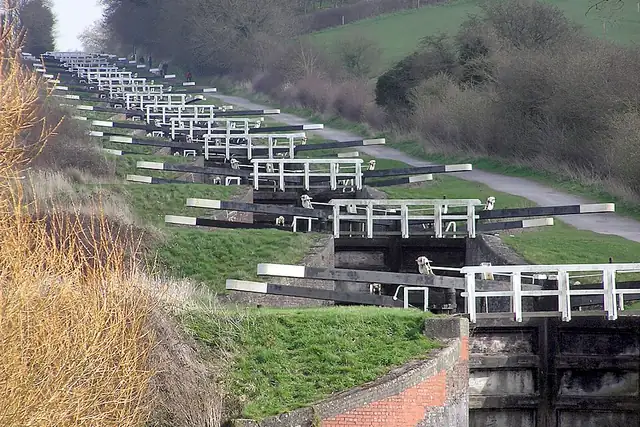 Caen Hill Flight of Locks – Viewpoint, near Devizes