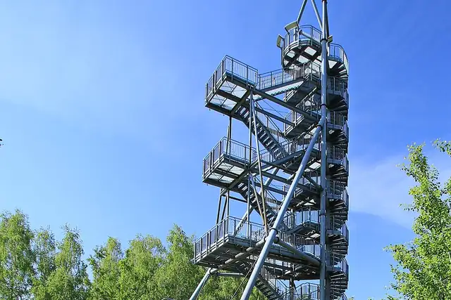 Glückaufturm (Oelsnitz) – Aussichtsturm, 8 km von Hohenstein-Ernstthal