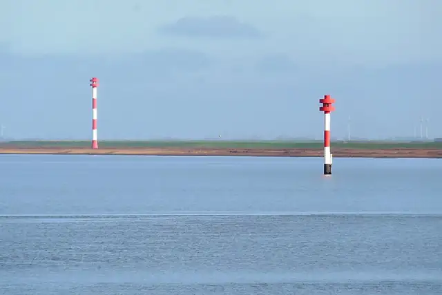 Richtfeuer Balje – Leuchtturm, 25 km von Cuxhaven