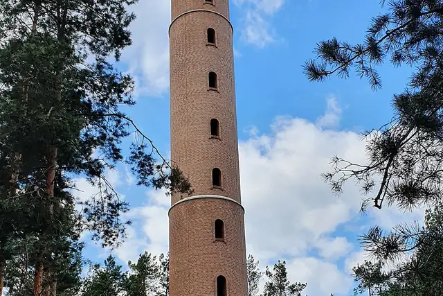 Luckaitztaler Ziegelturm – Lookout tower, 18 km from Lubnjow