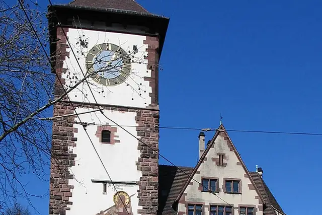 Schwabentor – Stadttor, bei Freiburg im Breisgau