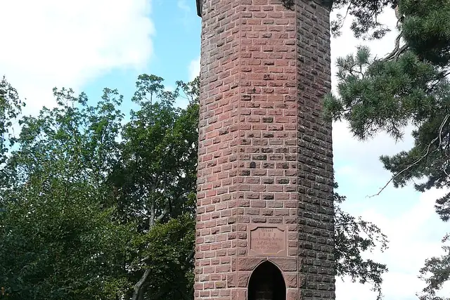 Rehbergturm – Lookout tower, 11 km from Landau in der Pfalz