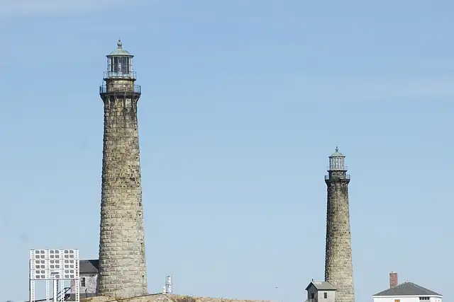 Cape Ann Light (Twin Lights) – Leuchtturm, 8 km von Gloucester