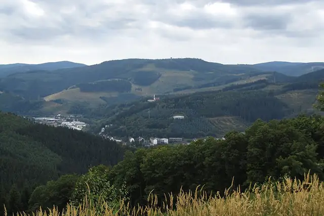 Aussichtsturm Hohe Bracht – Lookout tower, near Lennestadt
